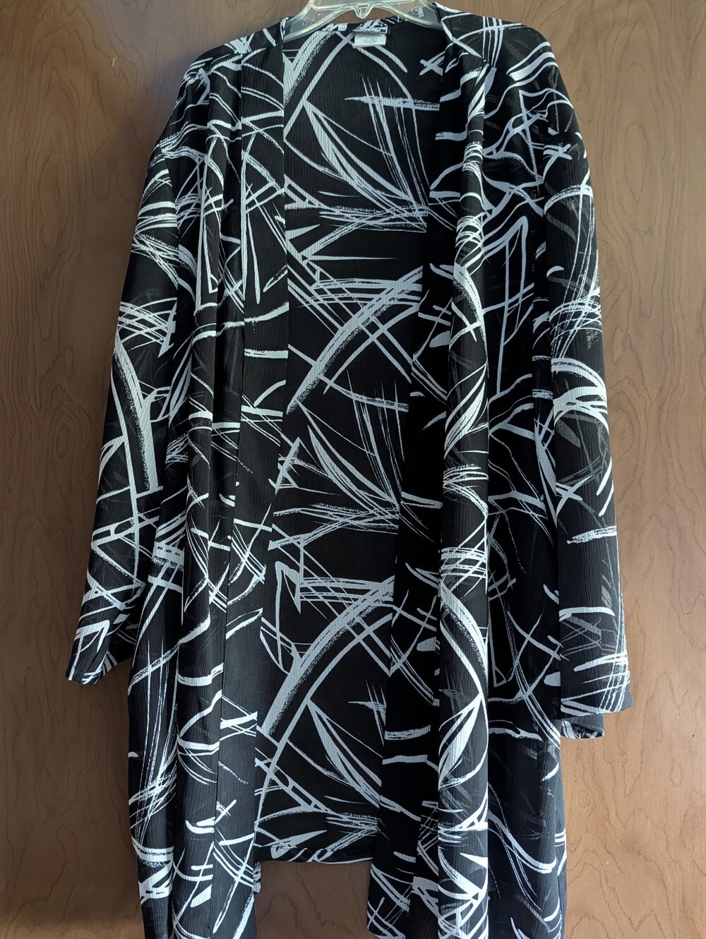 Southern Lady Lightweight Open Front Cardigan.  Size 26W.  Elbow Sleeves.